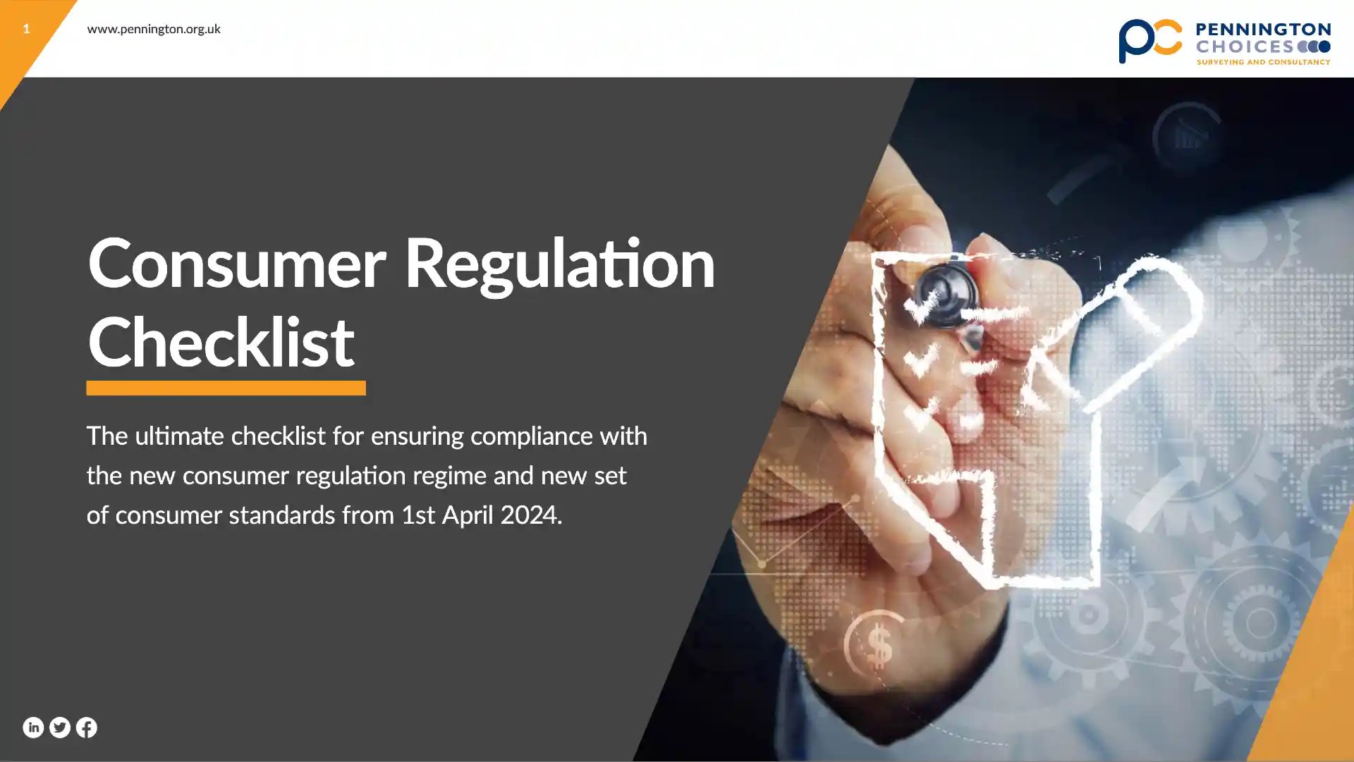 Consumer regulation checklist - cover image